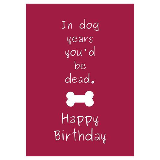 Candy Card - Dog Years