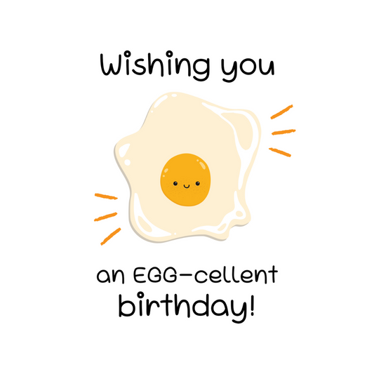 Candy Card - Egg-cellent Birthday