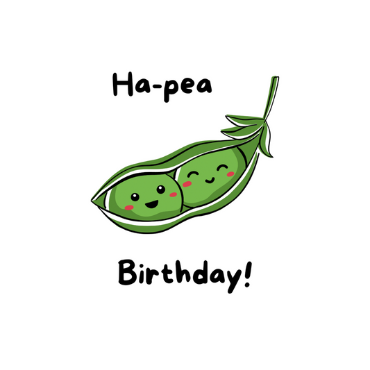 Candy Card - Ha-pea Birthday