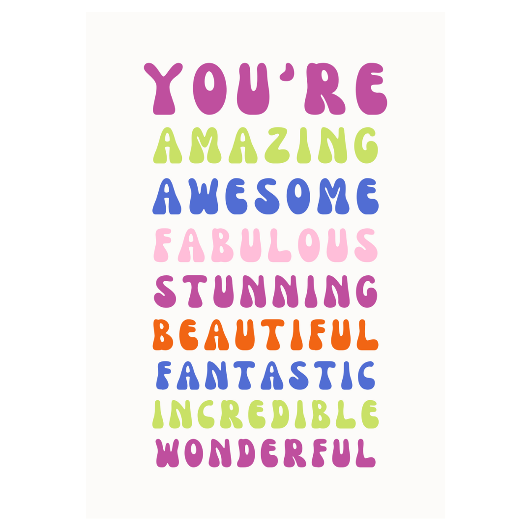 Candy Card - You're Amazing